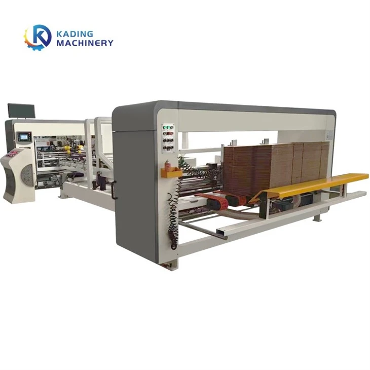 Automatic carton folding gluing machine